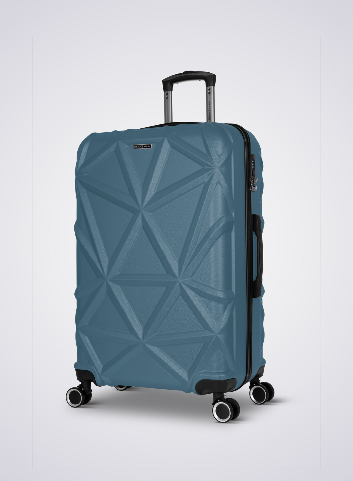 Para John PJTR3126 3-Piece 100% PC Luggage Set Lightweight 20" (10KG), 24" (20KG) & 28" (30KG) 8 Wheels 360^Spinner Hardsided Travel Suitcase  PARAJOHN UAE