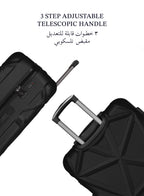 Parajohn Matrix Series Set of 2 Luggage | Lightweight Small 10KG & Medium 20KG ABS 8 Wheels Trolley Hardsided Travel Suitcase  PARAJOHN UAE