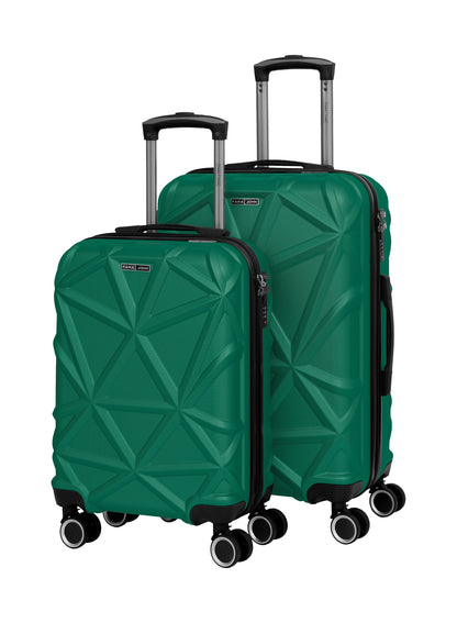 Parajohn Matrix Series Set of 2 Luggage | Lightweight Small 10KG & Medium 20KG ABS 8 Wheels Trolley Hardsided Travel Suitcase  PARAJOHN UAE
