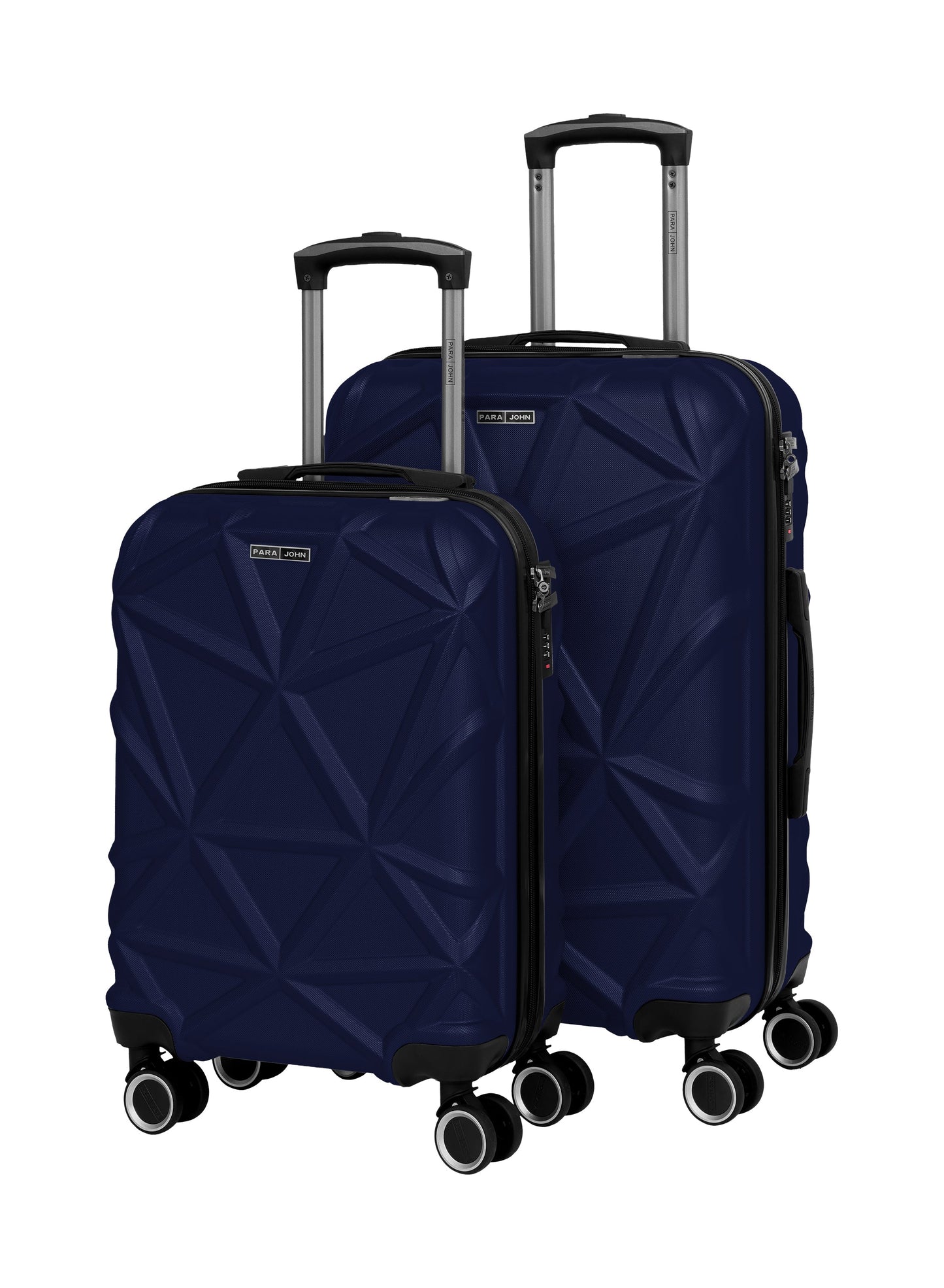 Parajohn Matrix Series Set of 2 Luggage | Lightweight Small 10KG & Medium 20KG ABS 8 Wheels Trolley Hardsided Travel Suitcase  PARAJOHN UAE