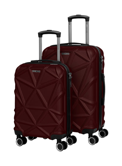 Parajohn Matrix Series Set of 2 Luggage | Lightweight Small 10KG & Medium 20KG ABS 8 Wheels Trolley Hardsided Travel Suitcase  PARAJOHN UAE