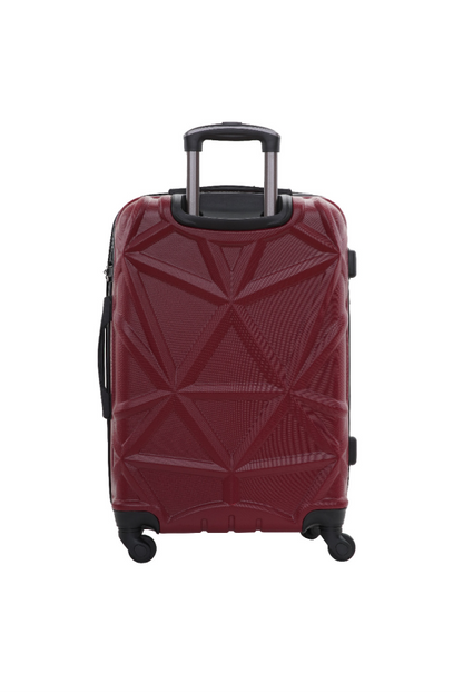 Matrix 3-Piece ABS Hardside Spinner Luggage Trolley Set