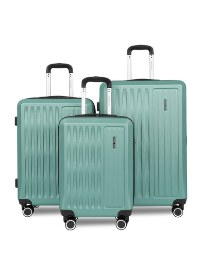 Parajohn Nexus Series 3 Piece Lightweight Luggage Set | Small 10KG, Medium 20KG & Large 30KG ABS 8 Wheels Luggage