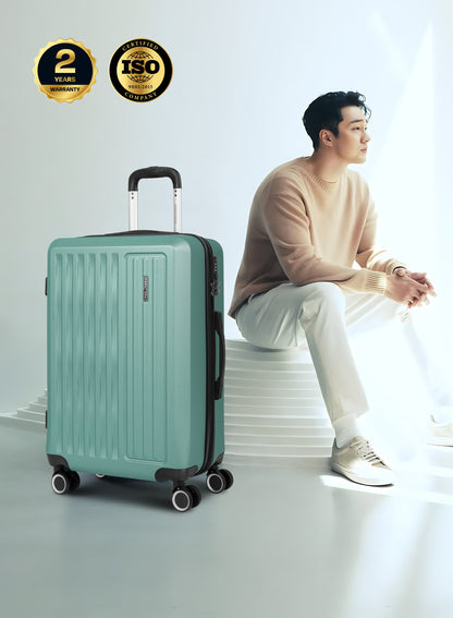 Parajohn Nexus Series 3 Piece Lightweight Luggage Set | Small 10KG, Medium 20KG & Large 30KG ABS 8 Wheels Luggage