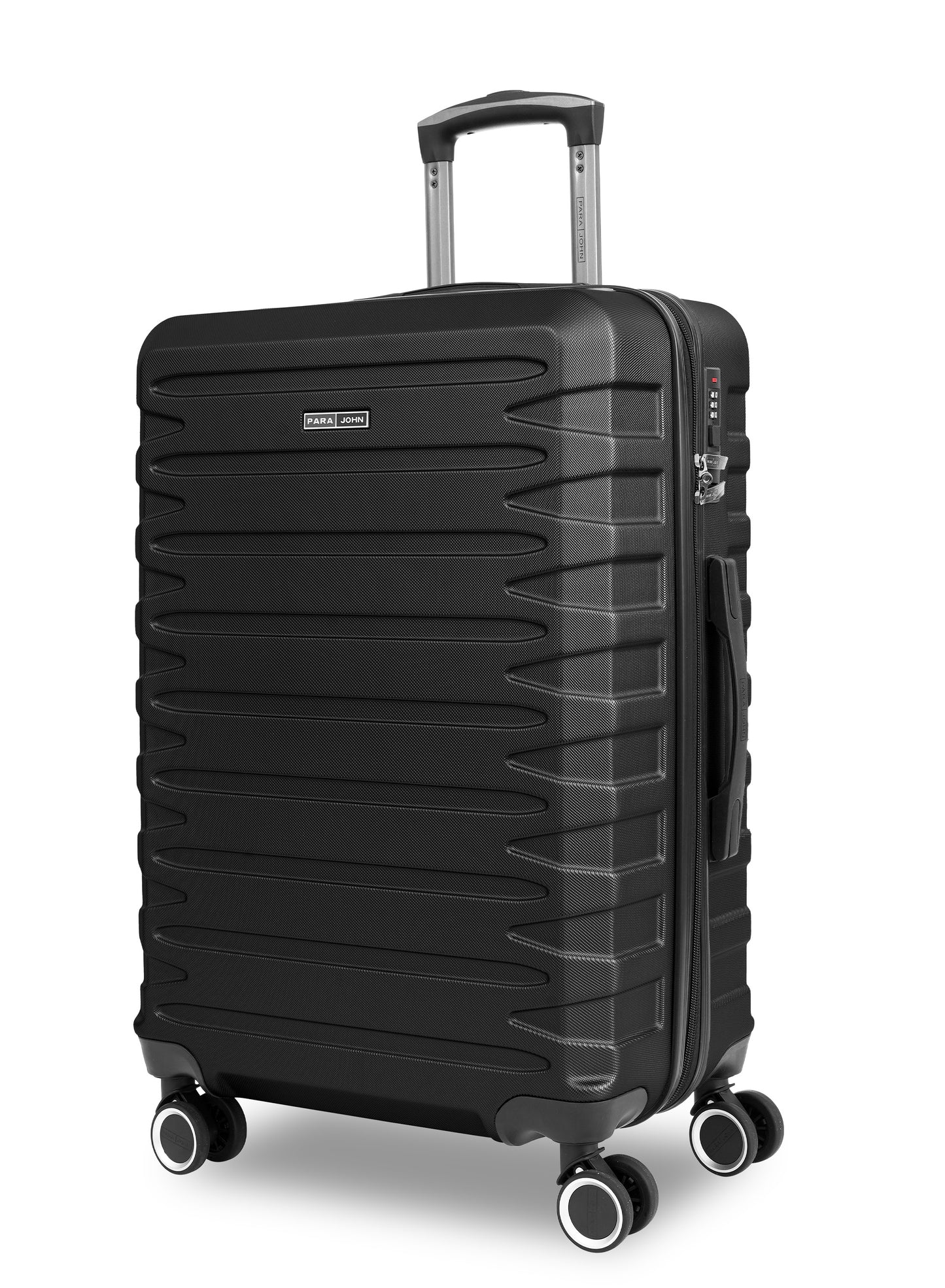 Parajohn Evoline Series 3 Piece Lightweight Luggage Set | Small 10KG, Medium 20KG & Large 30KG ABS 8 Wheels Luggage