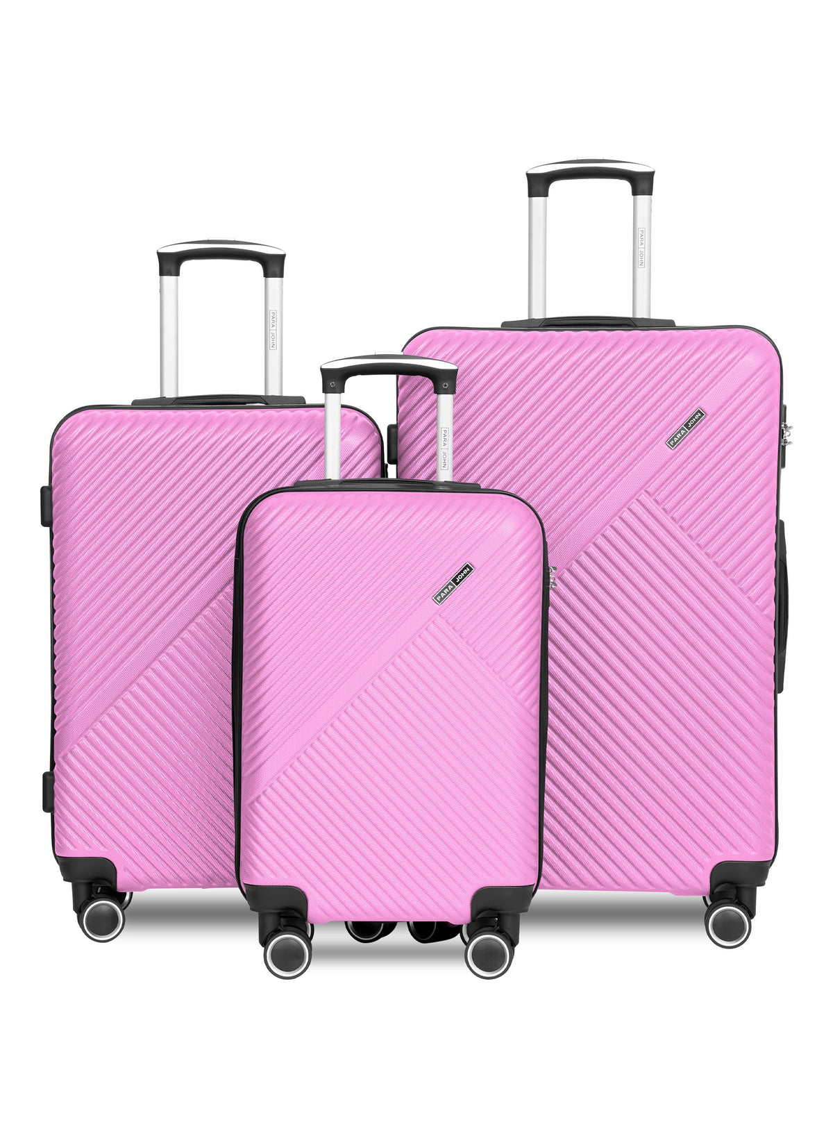 Parajohn Vectron 3-Piece ABS Luggage Set – 20/24/28 Inch 360° Spinner Wheels, Lightweight Durable Travel Suitcases  PARAJOHN UAE