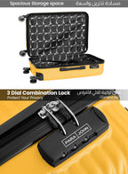 Parajohn Vizro Series Set of 2 Luggage | Lightweight Small 10KG & Medium 20KG ABS 8 Wheels Trolley Hardsided Travel Suitcase  PARAJOHN UAE
