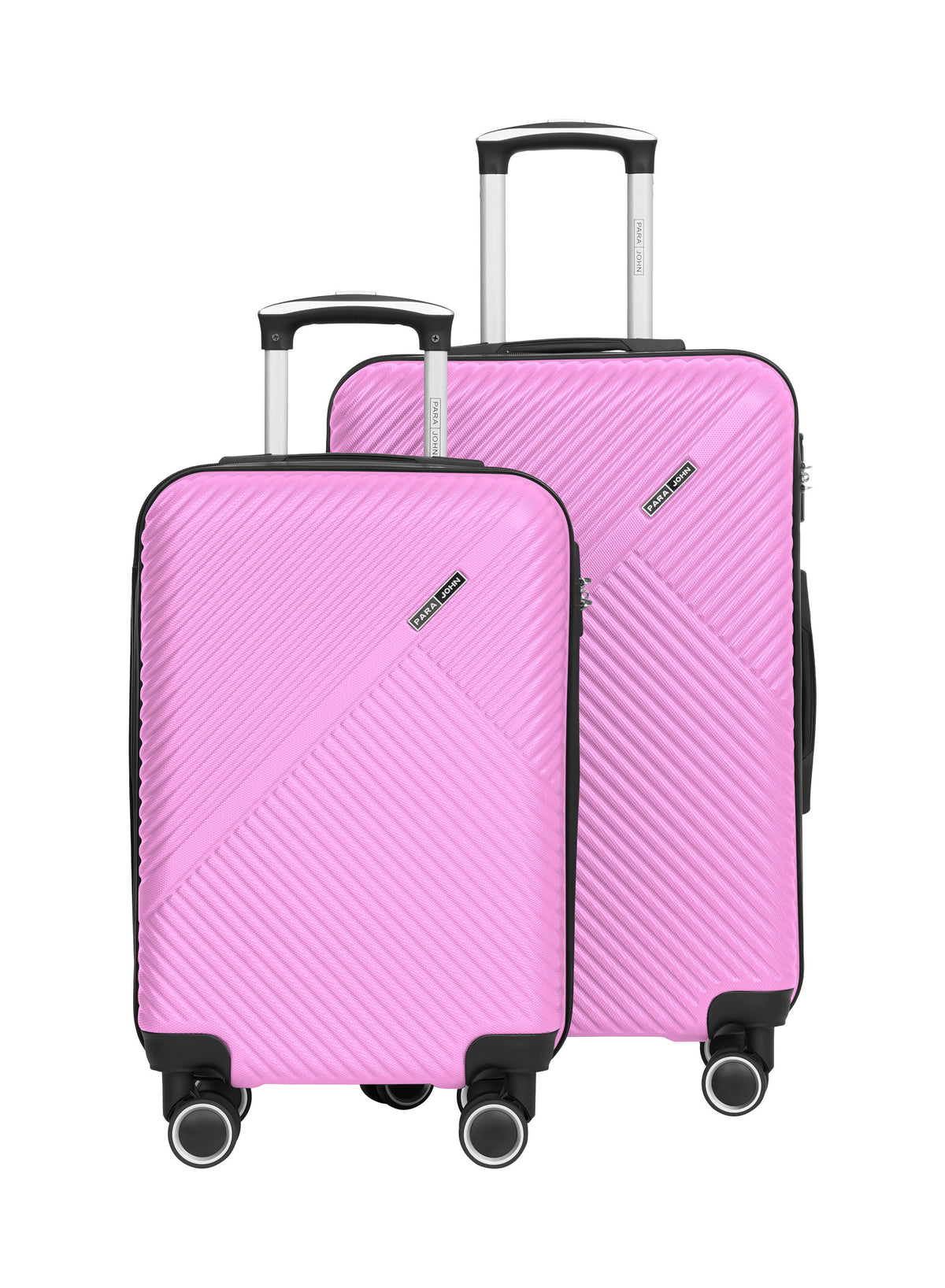 Parajohn Vizro Series Set of 2 Luggage | Lightweight Small 10KG & Medium 20KG ABS 8 Wheels Trolley Hardsided Travel Suitcase  PARAJOHN UAE