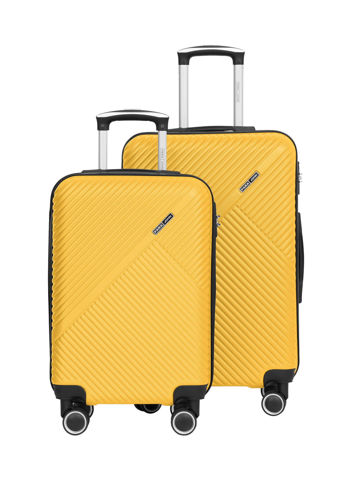 Parajohn Vizro Series Set of 2 Luggage | Lightweight Small 10KG & Medium 20KG ABS 8 Wheels Trolley Hardsided Travel Suitcase  PARAJOHN UAE