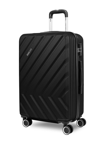 Parajohn Prisma 3 Piece Lightweight ABS 20, 24 & 28 inches 8 Wheels Luggage Set + Free Backpack