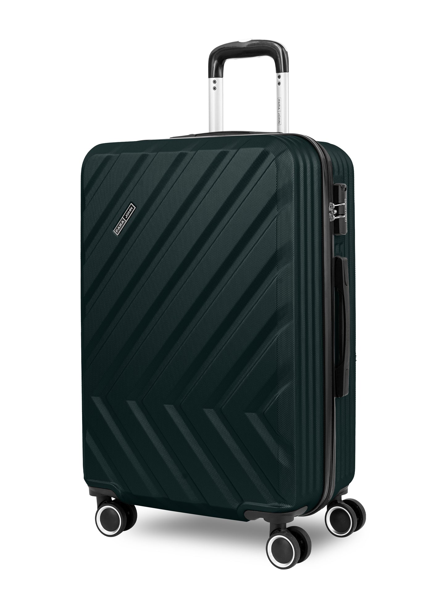 Parajohn Large 28 inches 1 Piece Durable Lightweight Carrying 30KG Material-ABS 8 Wheels Hard sided Travel Suitcase