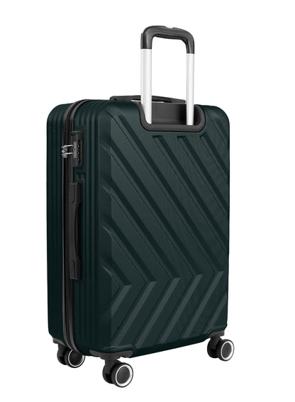 Parajohn Large 28 inches 1 Piece Durable Lightweight Carrying 30KG Material-ABS 8 Wheels Hard sided Travel Suitcase