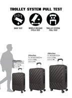 Parajohn Large 28 inches 1 Piece Durable Lightweight Carrying 30KG Material-ABS 8 Wheels Hard sided Travel Suitcase  PARAJOHN UAE