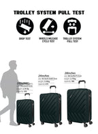 Parajohn Large 28 inches 1 Piece Durable Lightweight Carrying 30KG Material-ABS 8 Wheels Hard sided Travel Suitcase  PARAJOHN UAE