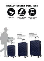 Parajohn Large 28 inches 1 Piece Durable Lightweight Carrying 30KG Material-ABS 8 Wheels Hard sided Travel Suitcase  PARAJOHN UAE