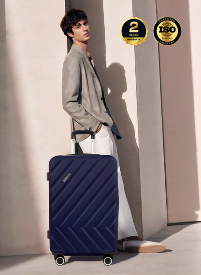 Parajohn Large 28 inches 1 Piece Durable Lightweight Carrying 30KG Material-ABS 8 Wheels Hard sided Travel Suitcase