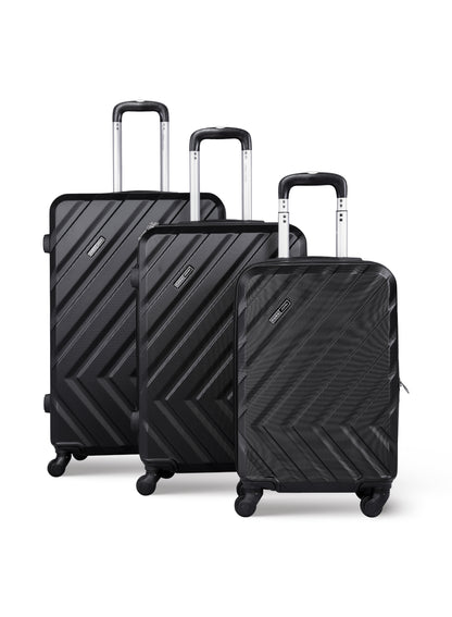 Prisma 3-Piece ABS Hardside Spinner Luggage Trolley Set