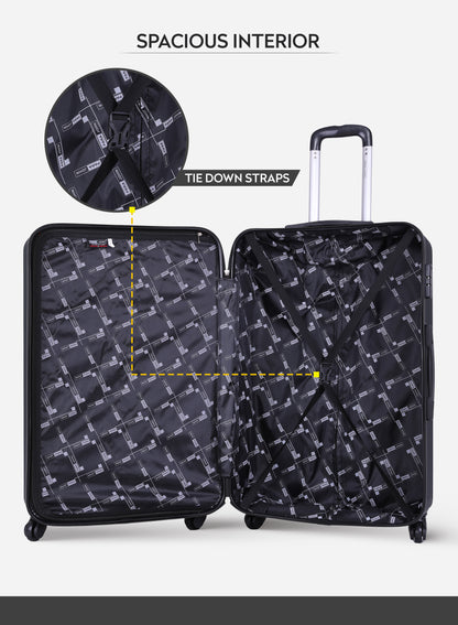 Prisma 3-Piece ABS Hardside Spinner Luggage Trolley Set