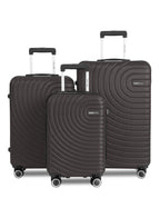 Parajohn Circles 3-Piece ABS Luggage Set | 8 Spinner Wheels  PARAJOHN UAE