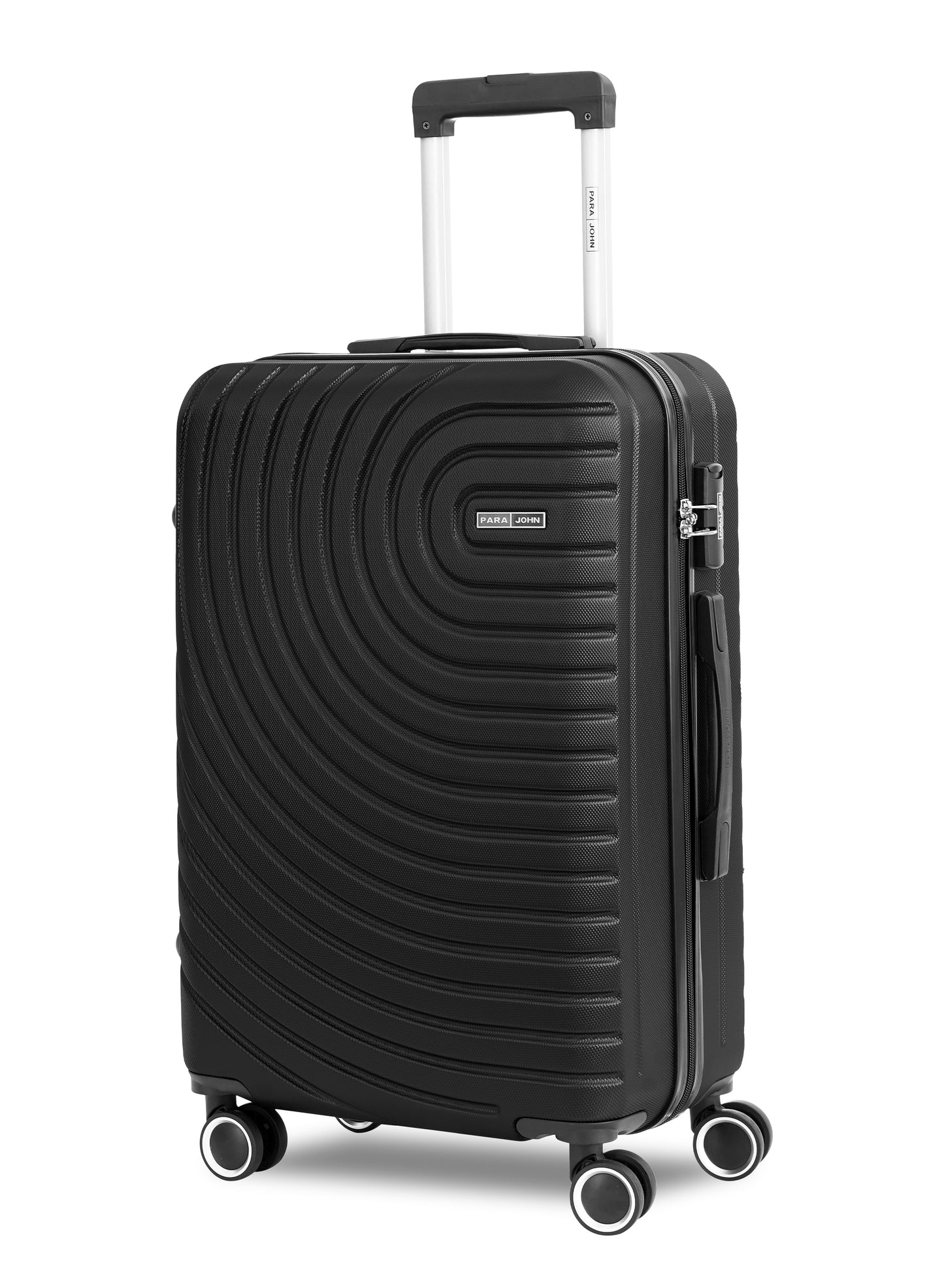 Parajohn Large 28 inches 1 Piece Durable Lightweight Carrying 30KG Material-ABS 8 Wheels Hard sided Travel Suitcase