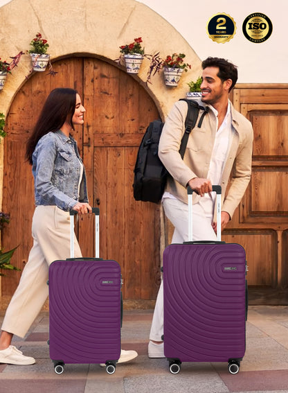 Parajohn Large 28 inches 1 Piece Durable Lightweight Carrying 30KG Material-ABS 8 Wheels Hard sided Travel Suitcase