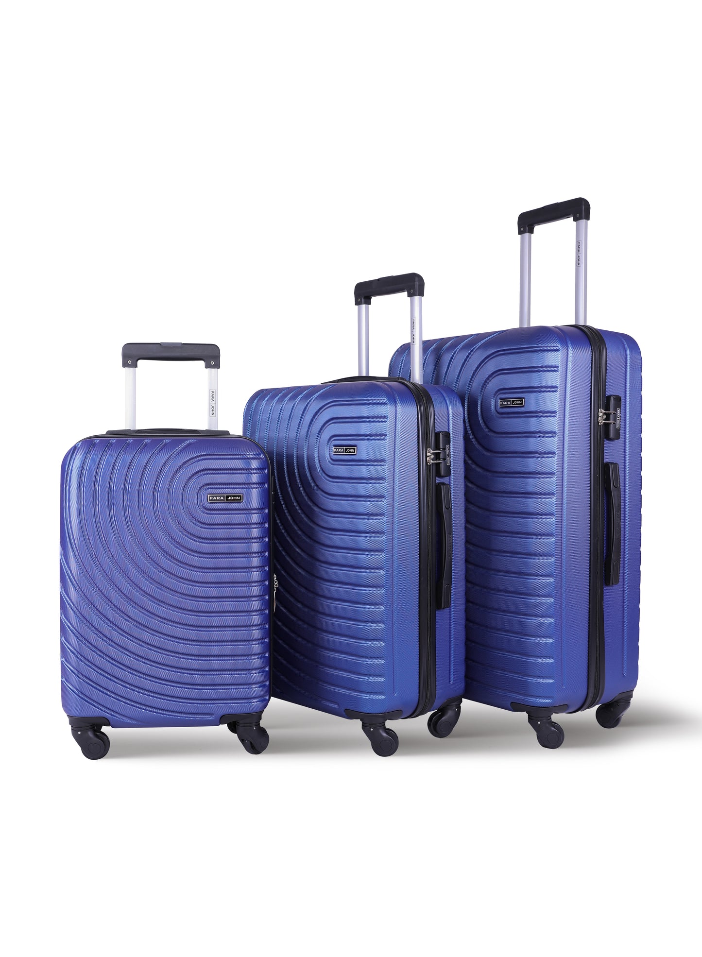 Circles 3-Piece ABS Hardside Spinner Luggage Trolley Set