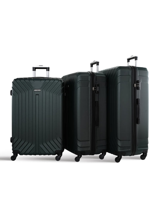 Winsor 3-Piece ABS Hardside Spinner Luggage Trolley Set