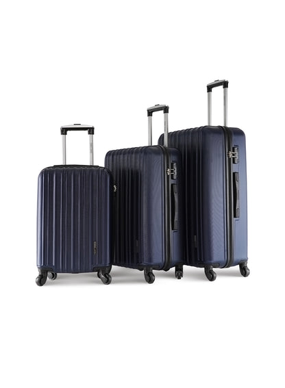 Keno 3-Piece ABS Hardside Spinner Luggage Trolley Set