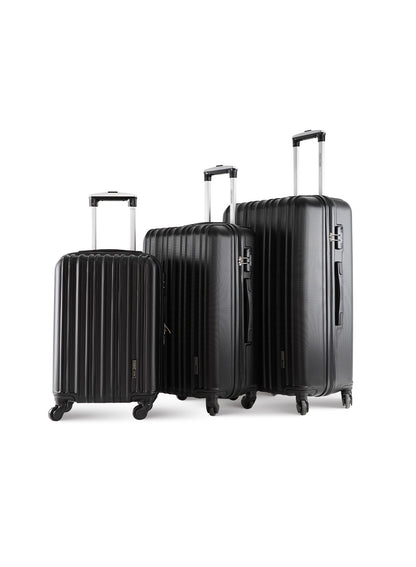 Keno 3-Piece ABS Hardside Spinner Luggage Trolley Set