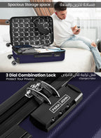 Parajohn Keno 3 Piece Lightweight ABS 20, 24 & 28 inches 8 Wheels Luggage Set  PARAJOHN UAE