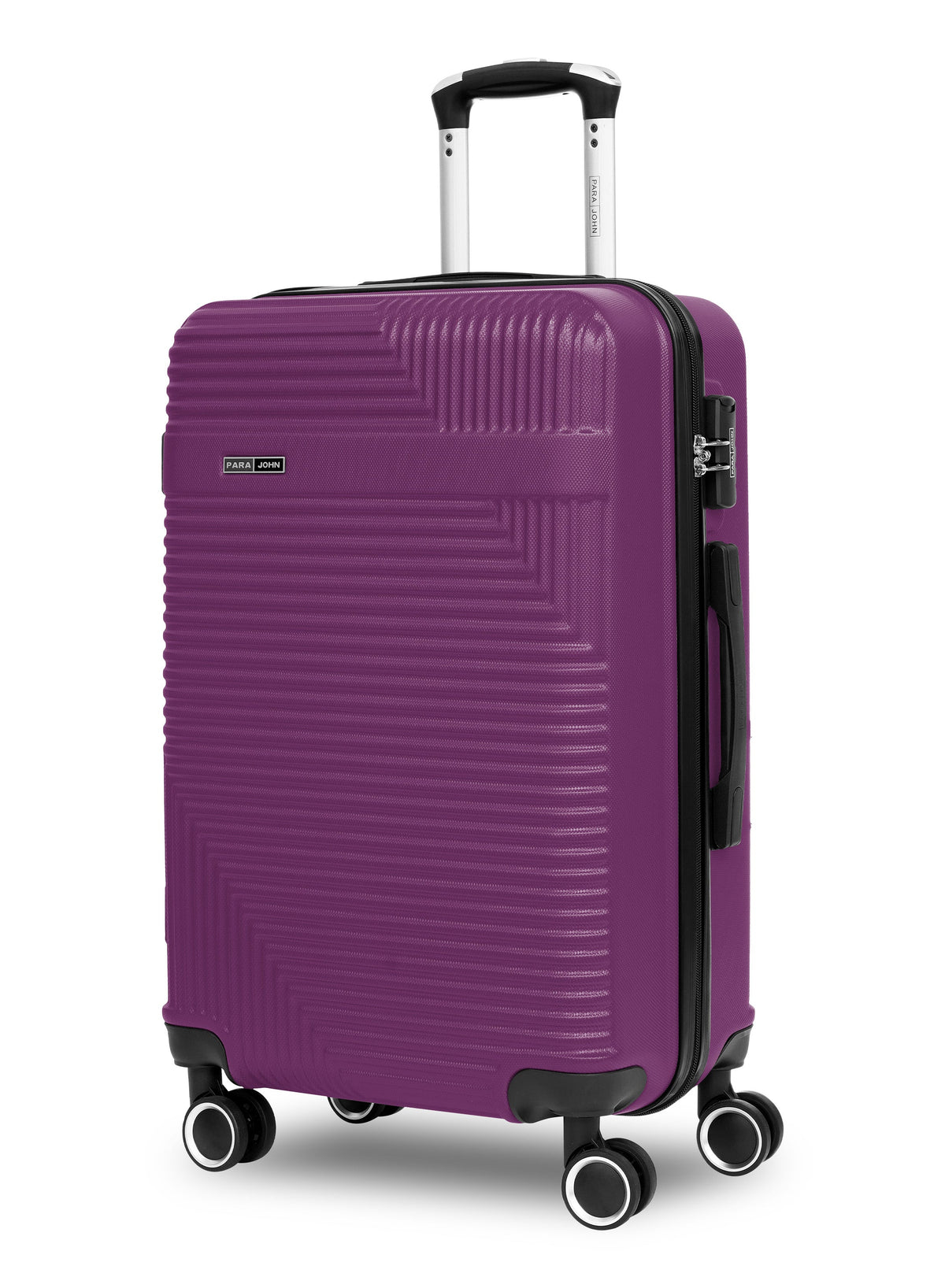 Parajohn Bravo Series 1 Piece Durable Lightweight Medium 24 inches Carrying 20KG Material-ABS 8 Wheels Hard sided Travel Suitcase  PARAJOHN UAE