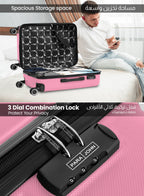 Parajohn Bravo 3-Piece Luggage Set | ABS Hardside, 8 Wheels  PARAJOHN UAE