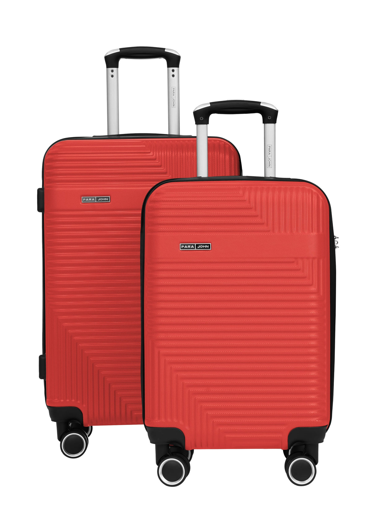 Parajohn Bravo Series Set of 2 Luggage | Lightweight Small 10KG & Medium 20KG ABS 8 Wheels Trolley Hardsided Travel Suitcase (Copy)  PARAJOHN UAE