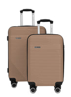 Parajohn Bravo Series Set of 2 Luggage | Lightweight Small 10KG & Medium 20KG ABS 8 Wheels Trolley Hardsided Travel Suitcase (Copy)  PARAJOHN UAE