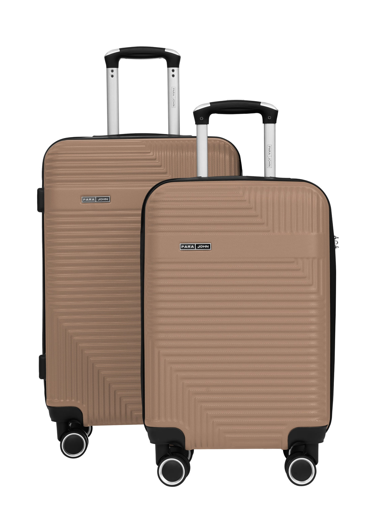 Parajohn Bravo Series Set of 2 Luggage | Lightweight Small 10KG & Medium 20KG ABS 8 Wheels Trolley Hardsided Travel Suitcase (Copy)  PARAJOHN UAE