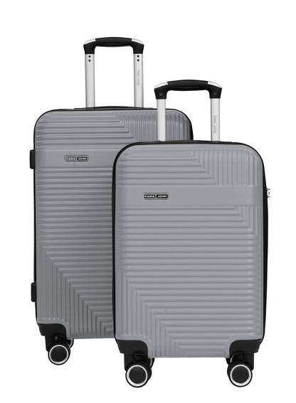 Parajohn Bravo Series Set of 2 Luggage | Lightweight Small 10KG & Medium 20KG ABS 8 Wheels Trolley Hardsided Travel Suitcase (Copy)  PARAJOHN UAE