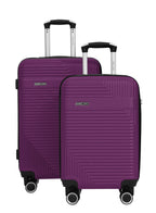 Parajohn Bravo Series Set of 2 Luggage | Lightweight Small 10KG & Medium 20KG ABS 8 Wheels Trolley Hardsided Travel Suitcase (Copy)  PARAJOHN UAE