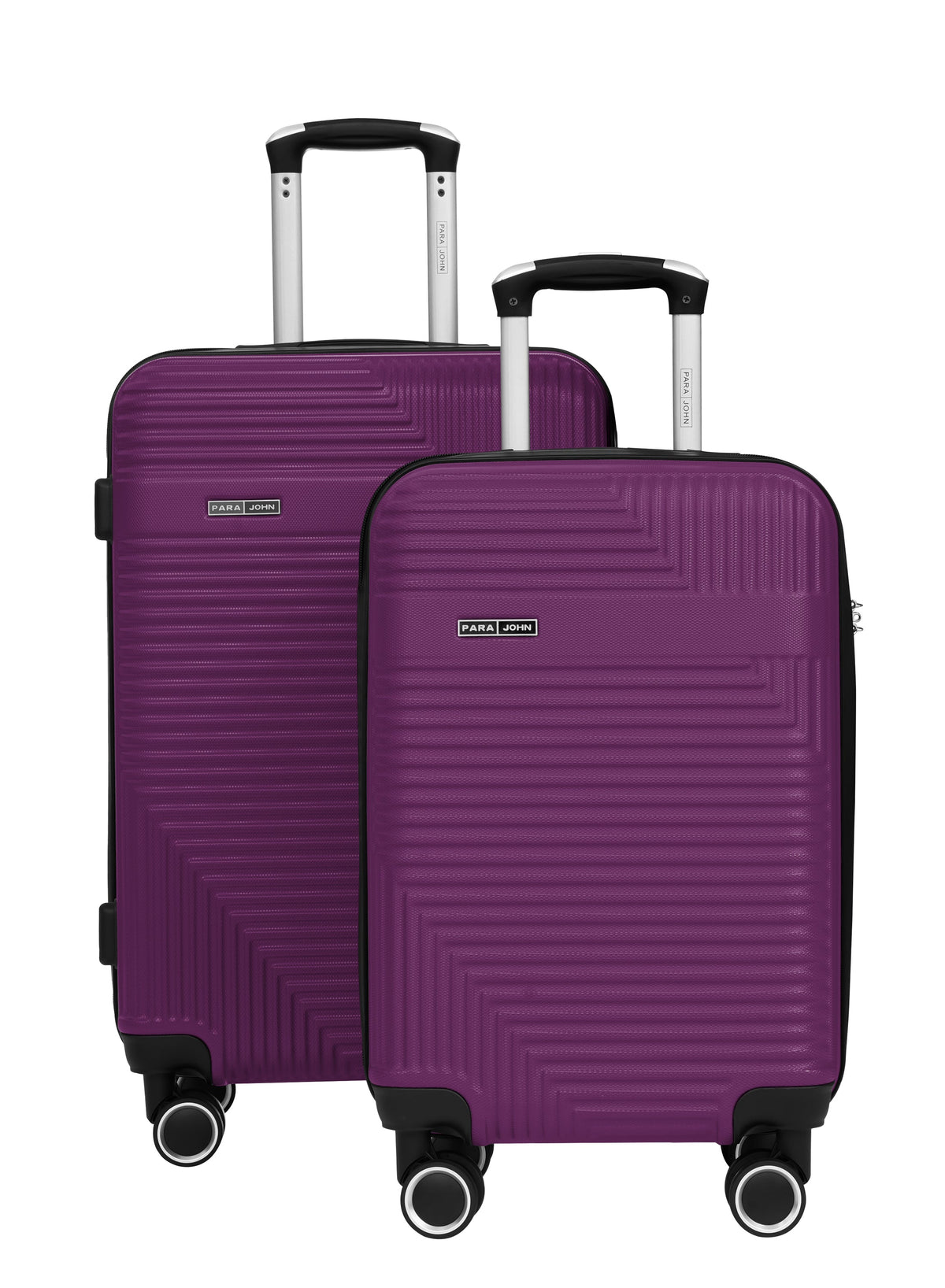 Parajohn Bravo Series Set of 2 Luggage | Lightweight Small 10KG & Medium 20KG ABS 8 Wheels Trolley Hardsided Travel Suitcase (Copy)  PARAJOHN UAE