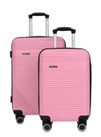 Parajohn Bravo Series Set of 2 Luggage | Lightweight Small 10KG & Medium 20KG ABS 8 Wheels Trolley Hardsided Travel Suitcase (Copy)  PARAJOHN UAE