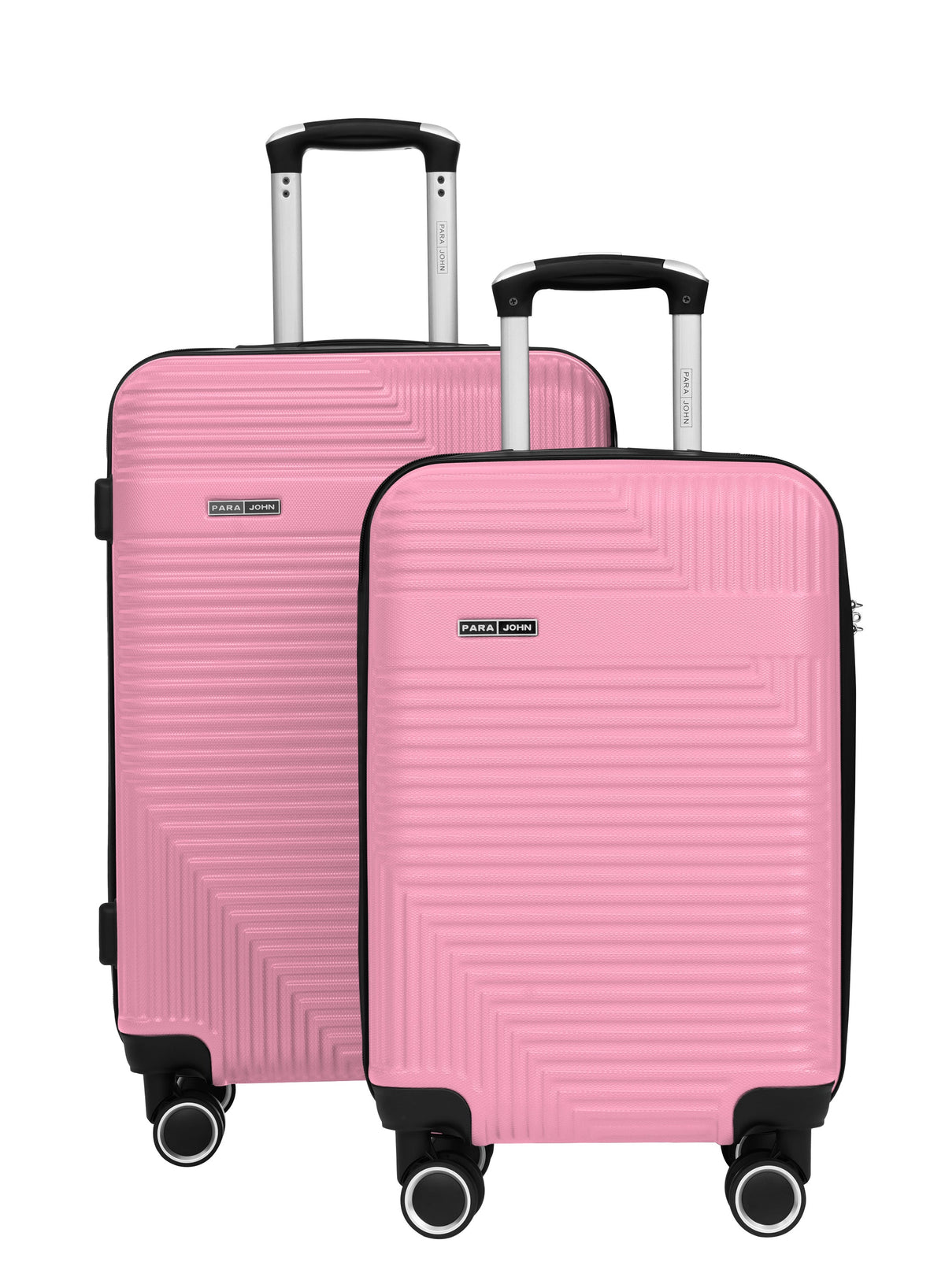 Parajohn Bravo Series Set of 2 Luggage | Lightweight Small 10KG & Medium 20KG ABS 8 Wheels Trolley Hardsided Travel Suitcase (Copy)  PARAJOHN UAE