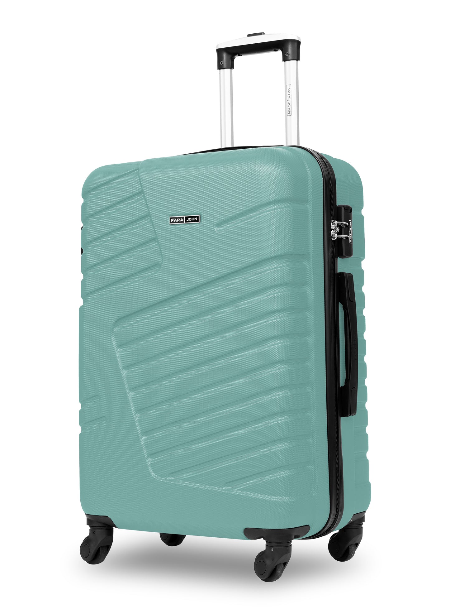 Parajohn Rigbox 3 Piece Lightweight ABS 20, 24 & 28 inches 8 Wheels Luggage Set + Free Backpack