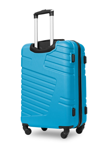 Parajohn Rigbox 3 Piece Lightweight ABS 20, 24 & 28 inches 8 Wheels Luggage Set + Free Backpack