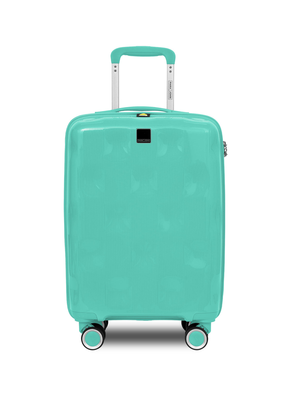 PARA JOHN VELTRIX 20" cabin suitcase in Mint Green with 8 spinner wheels