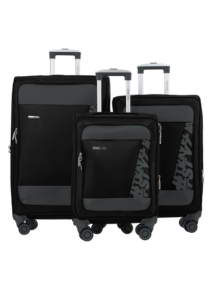 ParaJohn Luggage Set — 3-Piece Nylon Suitcases | 4-Wheel Spinner  PARAJOHN UAE
