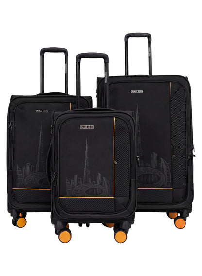 ParaJohn Luggage Set — 3-Piece Nylon Suitcases | 4-Wheel Spinner  PARAJOHN UAE