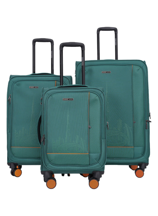 ParaJohn Luggage Set — 3-Piece Nylon Suitcases | 4-Wheel Spinner  PARAJOHN UAE