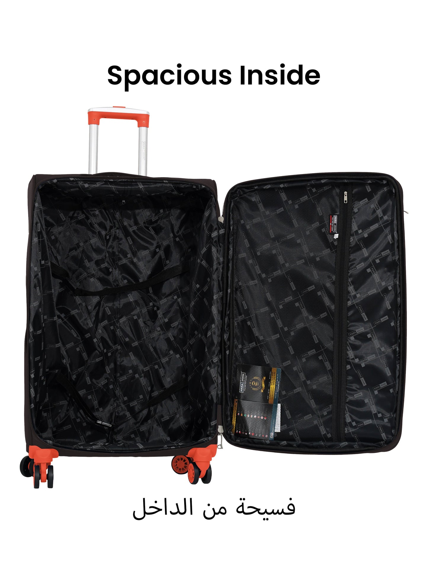 ParaJohn Luggage Set — 3-Piece Nylon Suitcases | 4-Wheel Spinner  PARAJOHN UAE