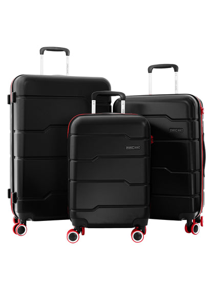 Torque Series 3 Pcs ABS Luggage Trolley Set