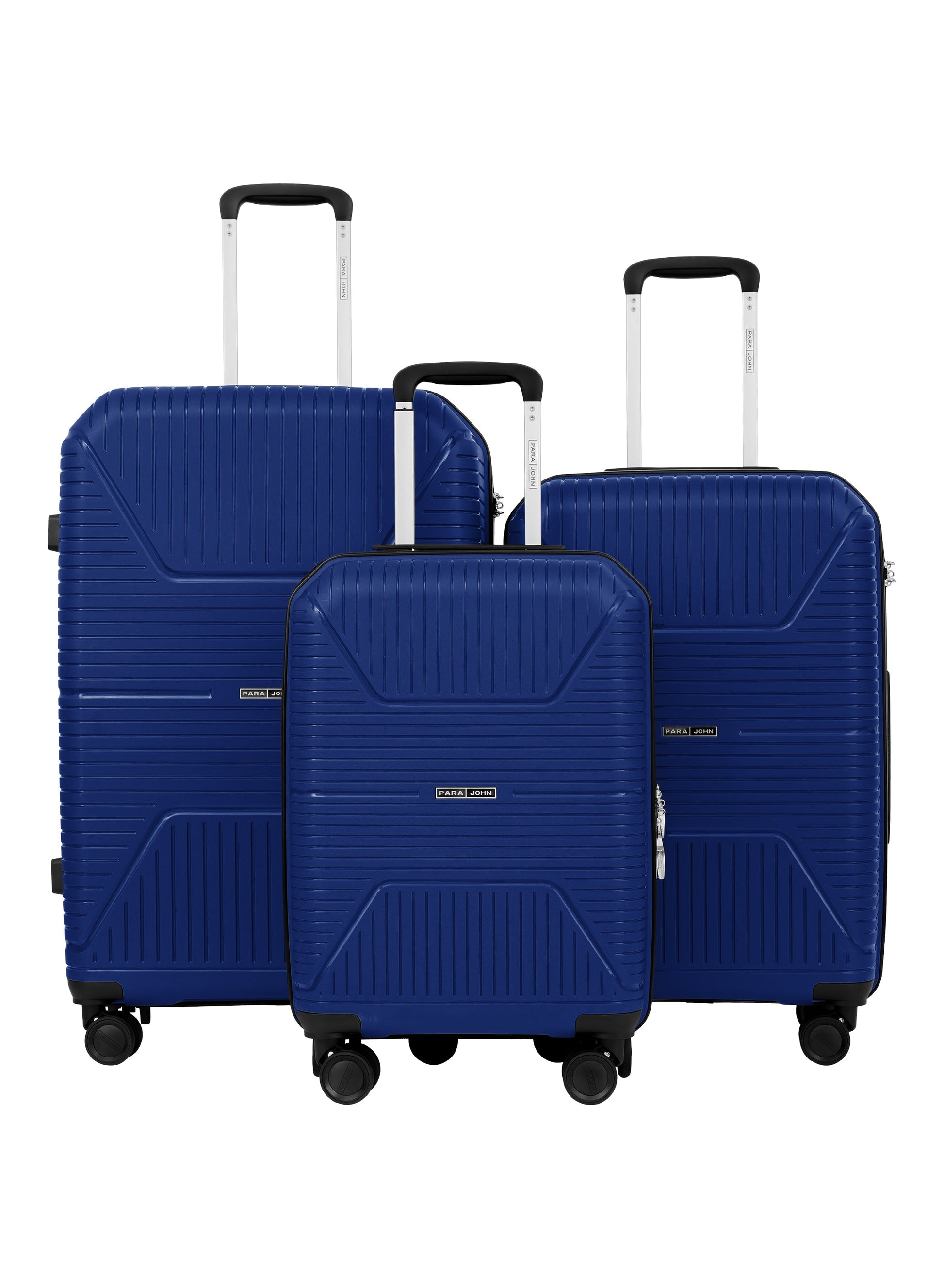 Parajohn Lynex Luggage Set — Lightweight & Durable | 3 Pcs PP 8-Wheel Spinner  PARAJOHN UAE