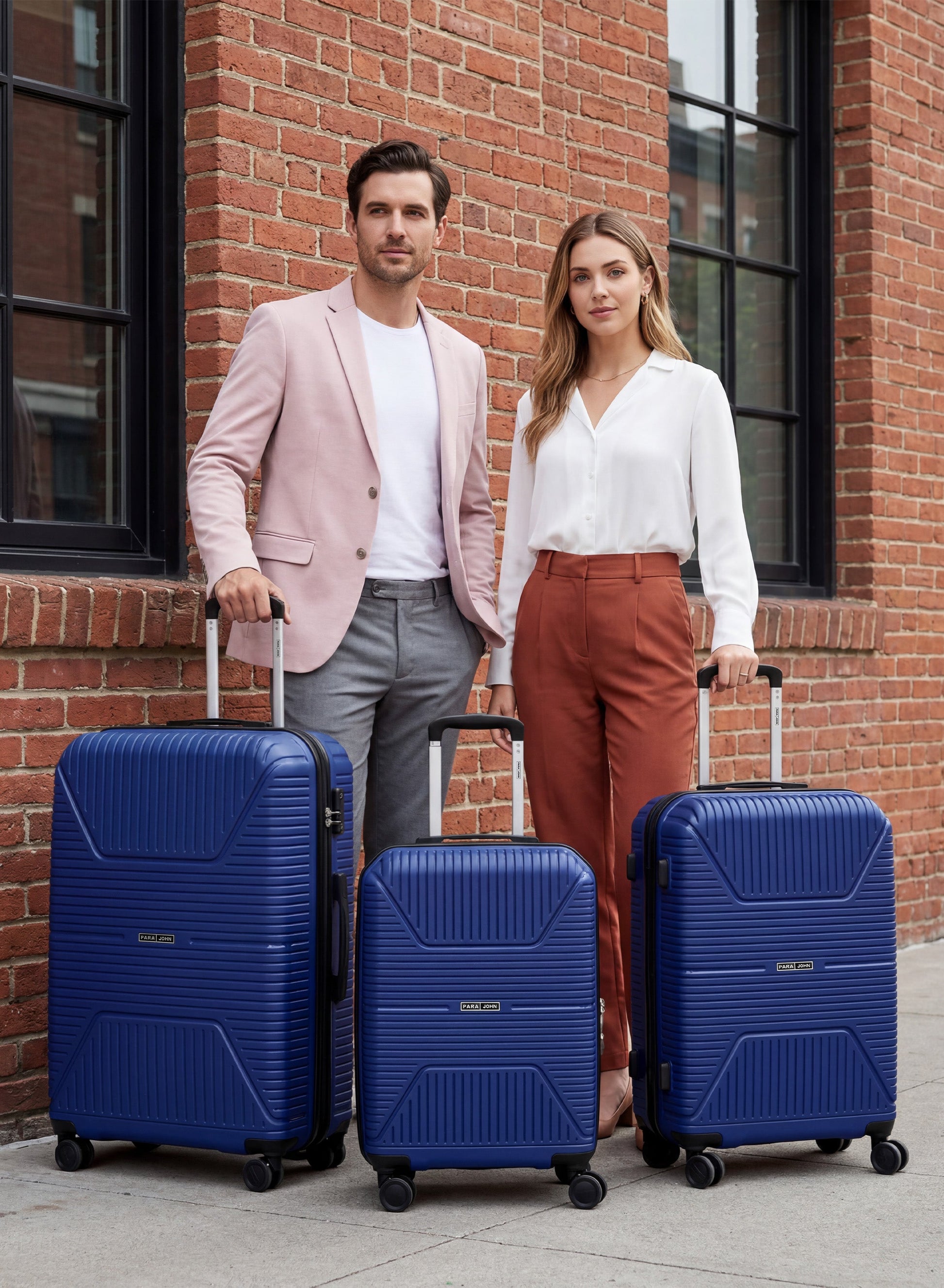 Parajohn Lynex Luggage Set — Lightweight & Durable | 3 Pcs PP 8-Wheel Spinner  PARAJOHN UAE
